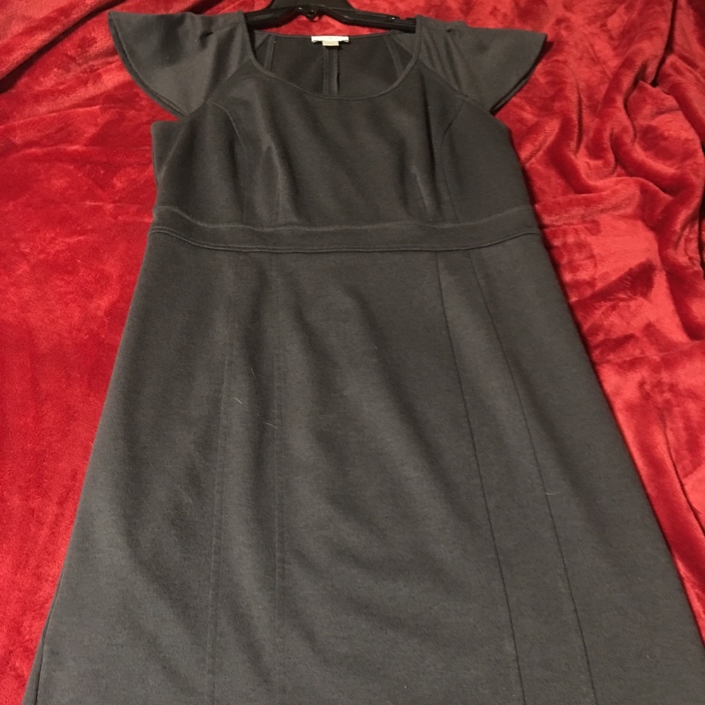 EUC Grey Ann Taylor Loft dress size 12 petite